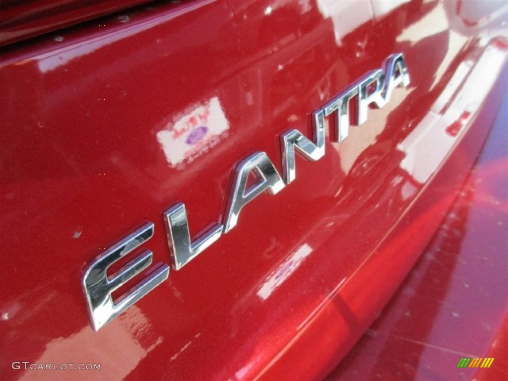 2017 Elantra Limited - Red / Gray photo #5