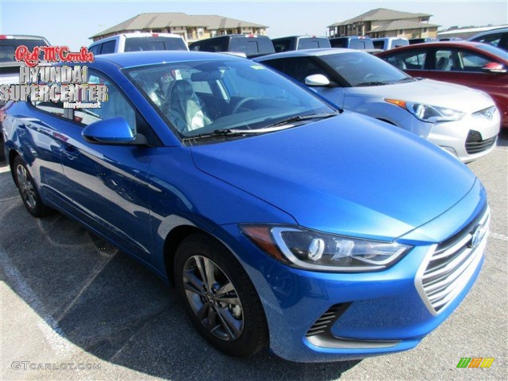 Electric Blue Hyundai Elantra