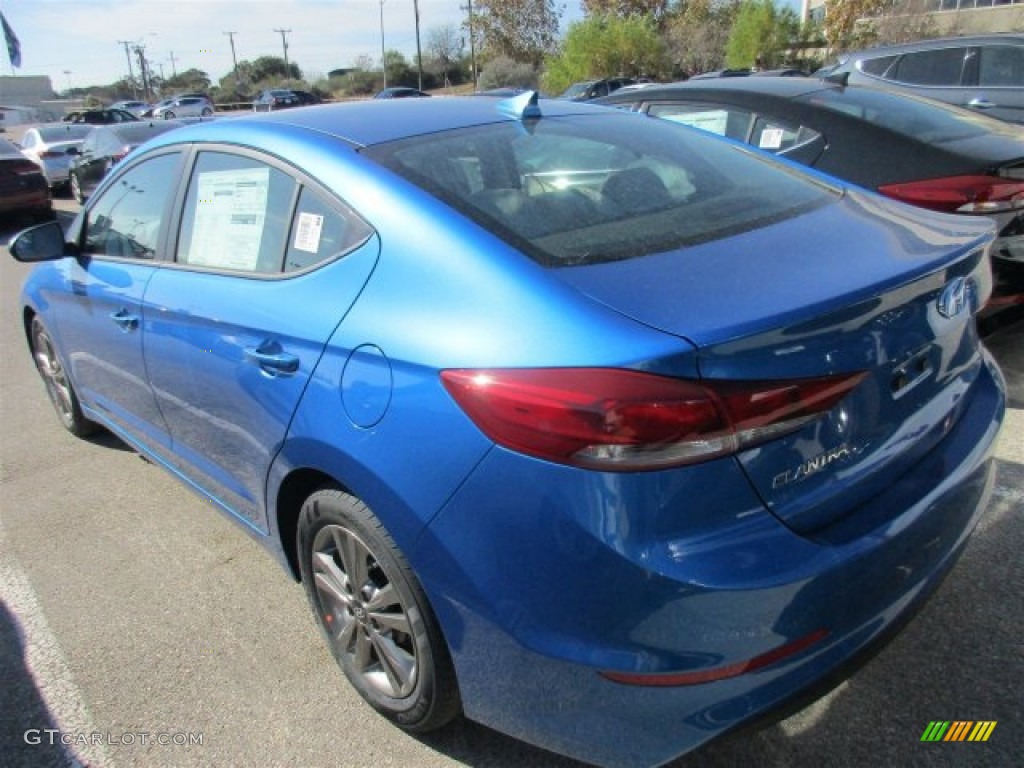2017 Elantra SE - Electric Blue / Gray photo #4