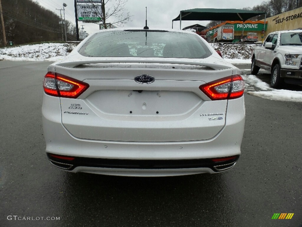 2016 Fusion Titanium AWD - White Platinum Tri-Coat Metallic / Charcoal Black photo #5