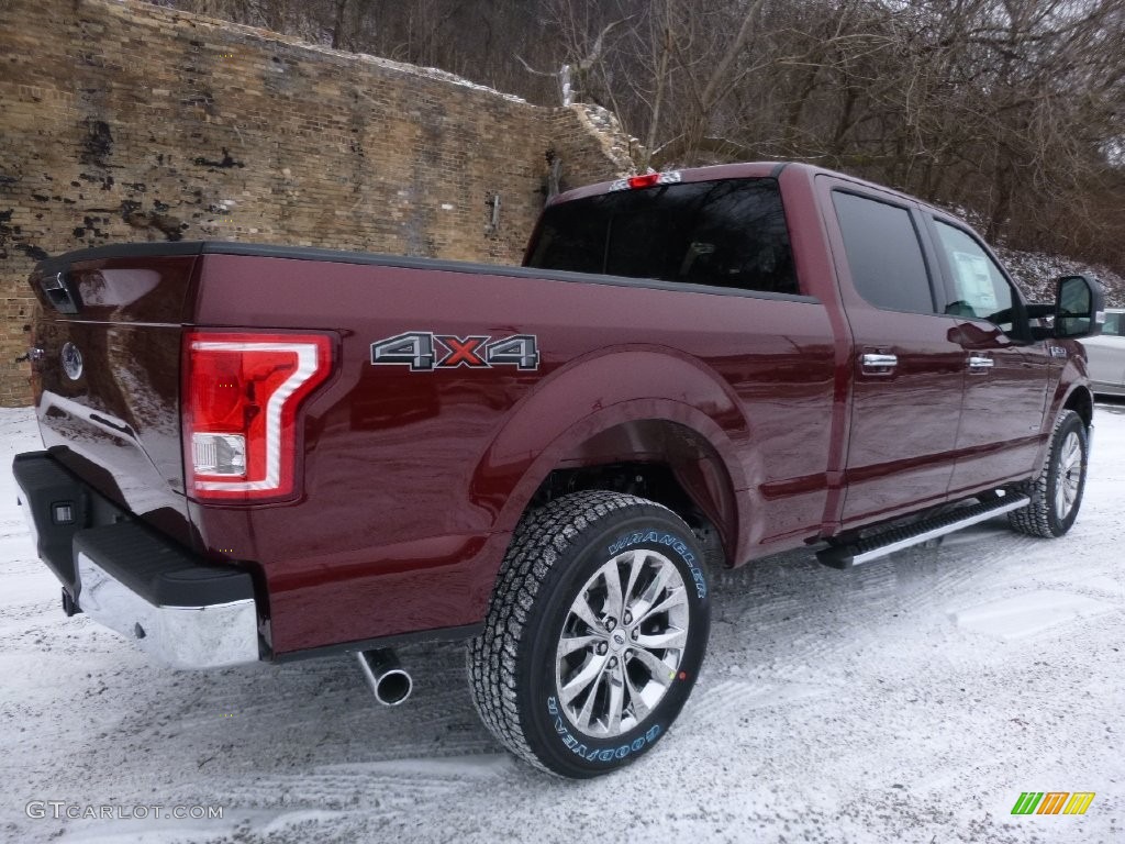 2016 F150 XLT SuperCrew 4x4 - Bronze Fire / Medium Earth Gray photo #2