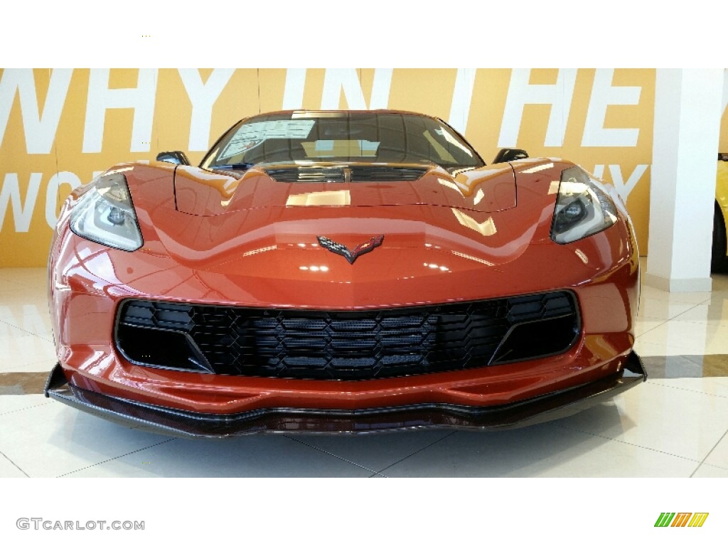 2016 Corvette Z06 Coupe - Daytona Sunrise Orange Metallic / Jet Black photo #2