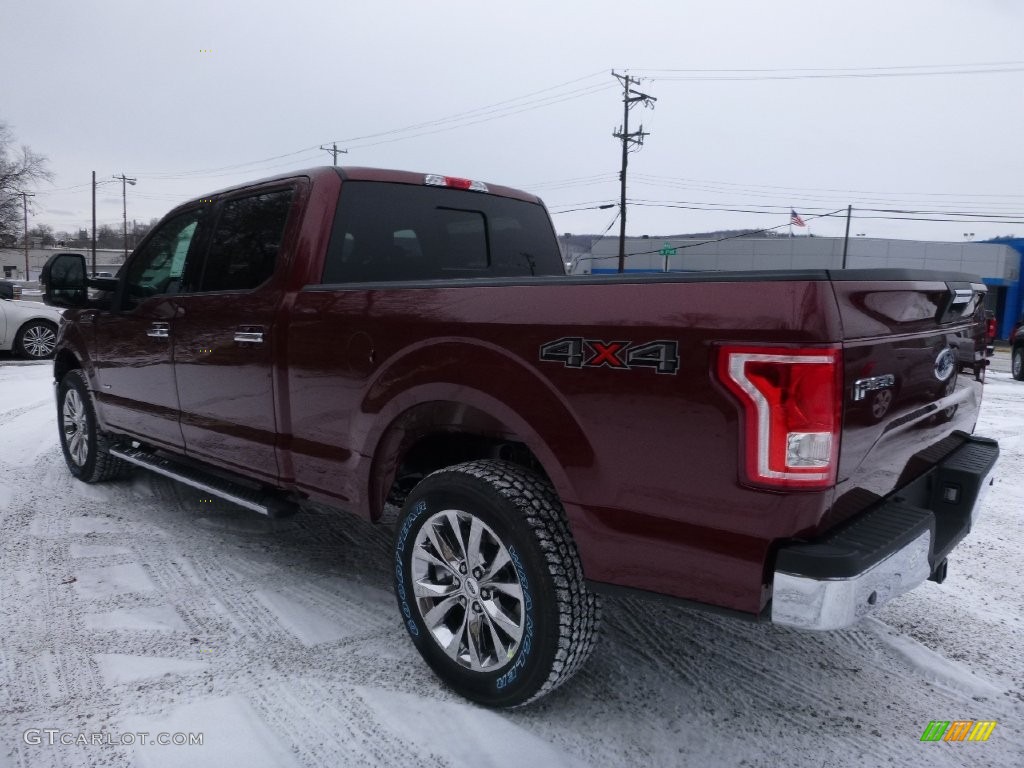 2016 F150 XLT SuperCrew 4x4 - Bronze Fire / Medium Earth Gray photo #4