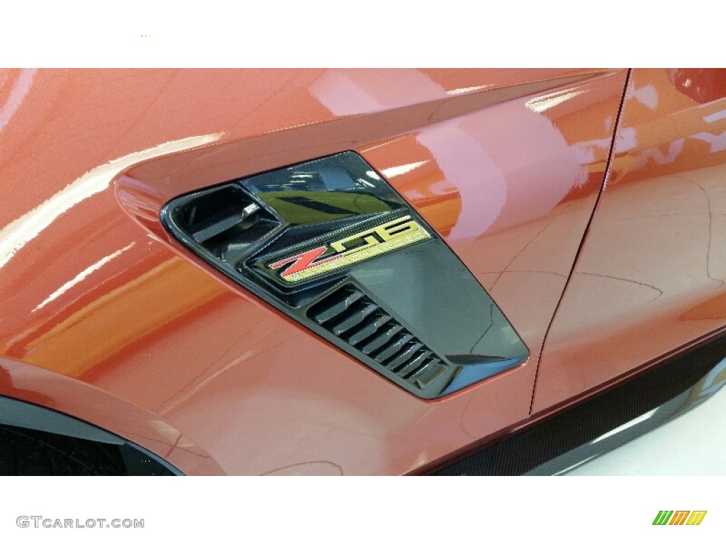 2016 Corvette Z06 Coupe - Daytona Sunrise Orange Metallic / Jet Black photo #5