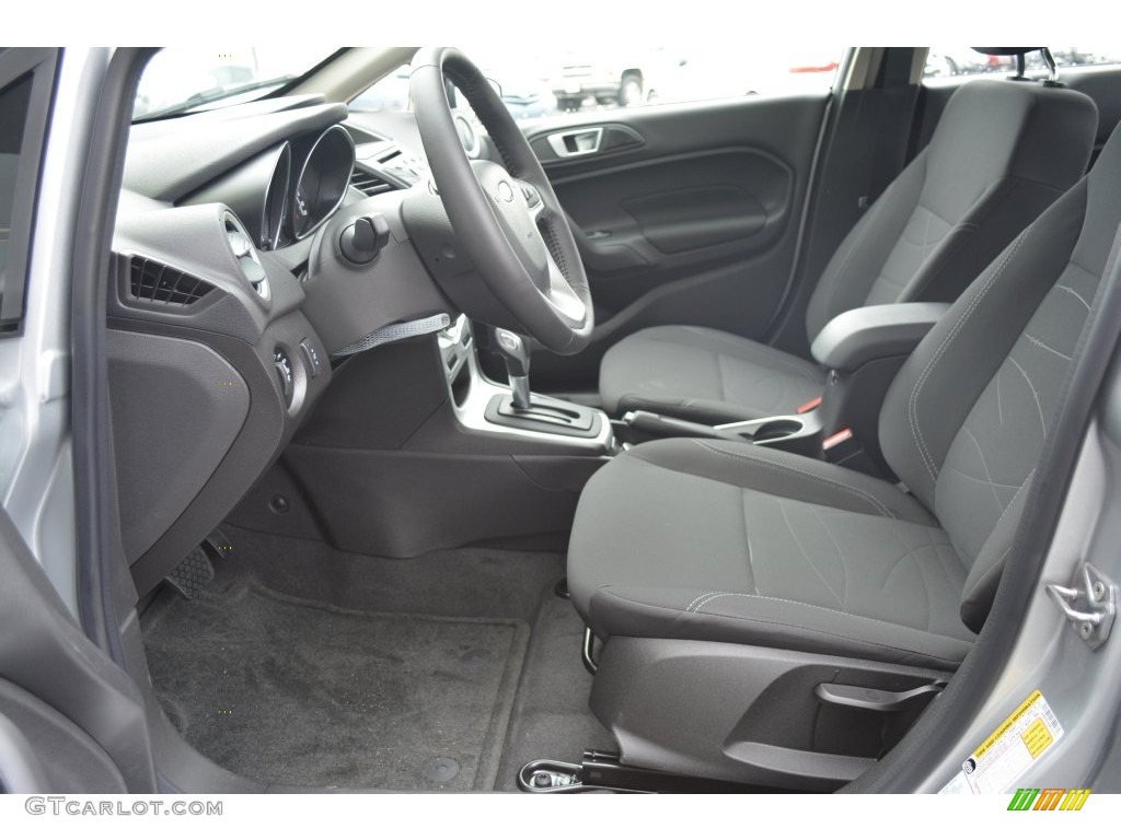 2016 Fiesta SE Sedan - Ingot Silver Metallic / Charcoal Black photo #7