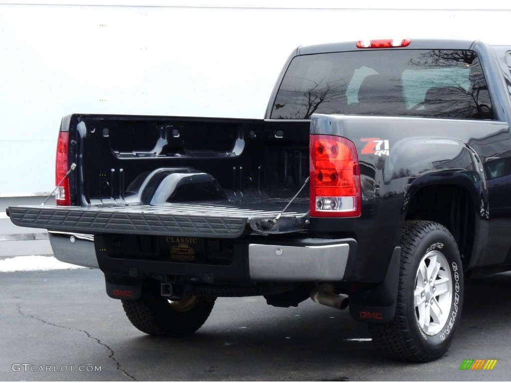 2013 Sierra 1500 SLE Extended Cab 4x4 - Graphite Blue Metallic / Ebony photo #3