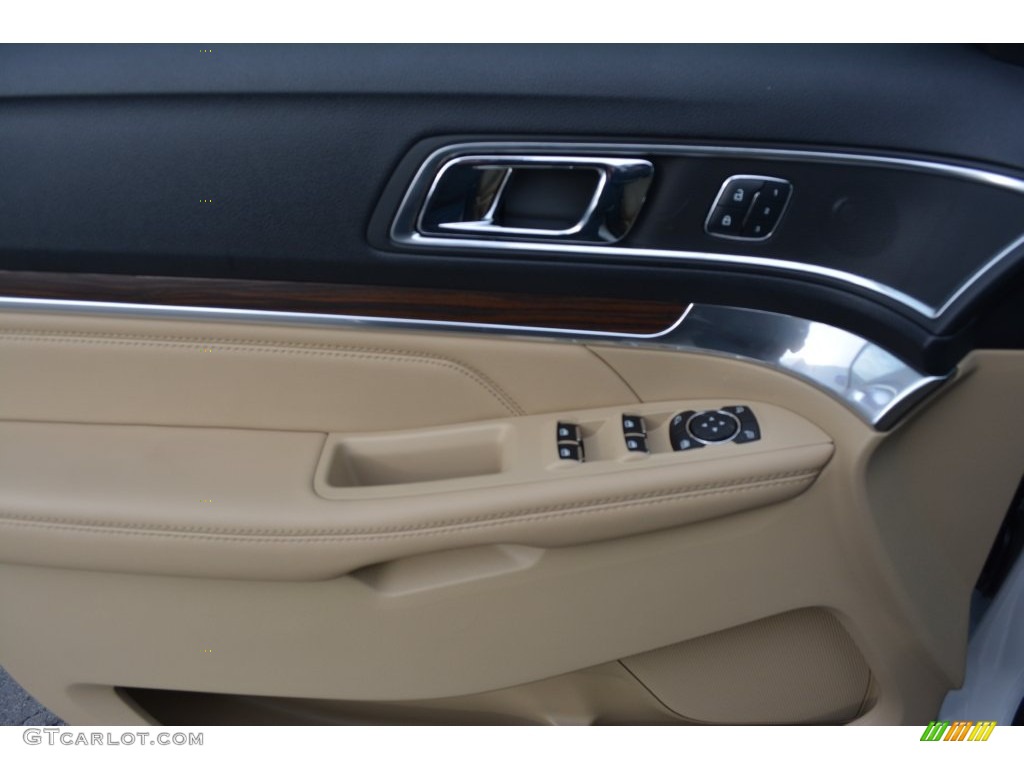 2016 Explorer Limited - White Platinum Metallic Tri-Coat / Medium Light Camel photo #5