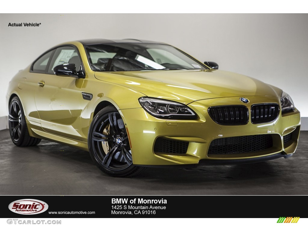 Austin Yellow Metallic 2016 BMW M6 Coupe Exterior Photo #110372309