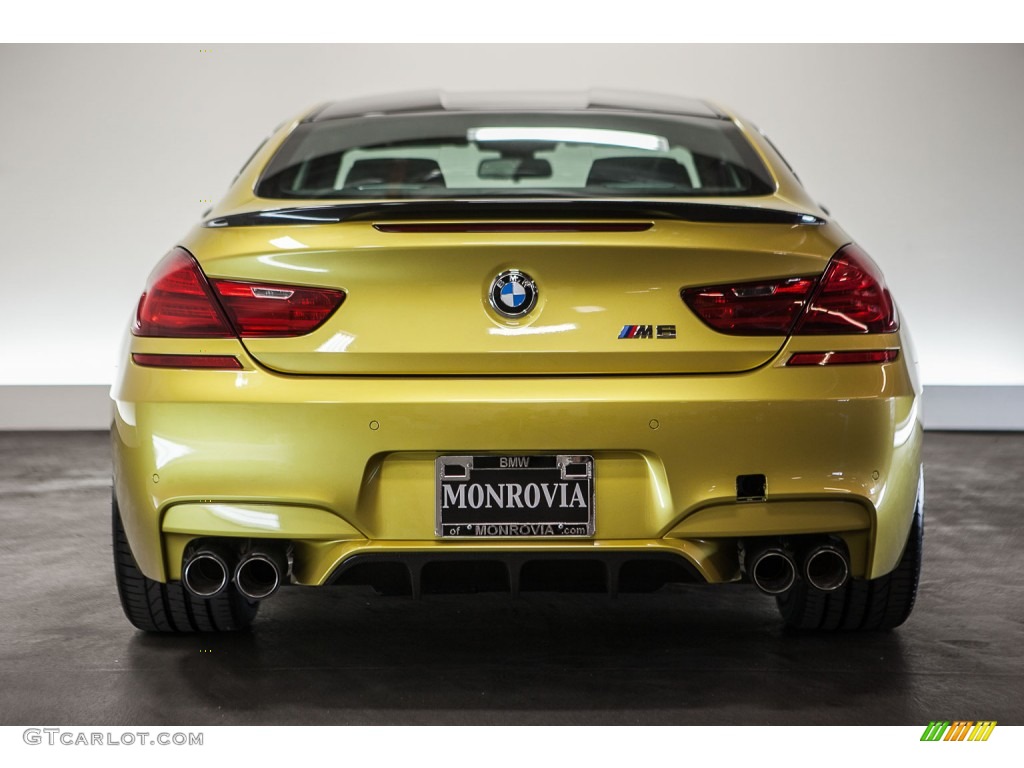 Austin Yellow Metallic 2016 BMW M6 Coupe Exterior Photo #110372390