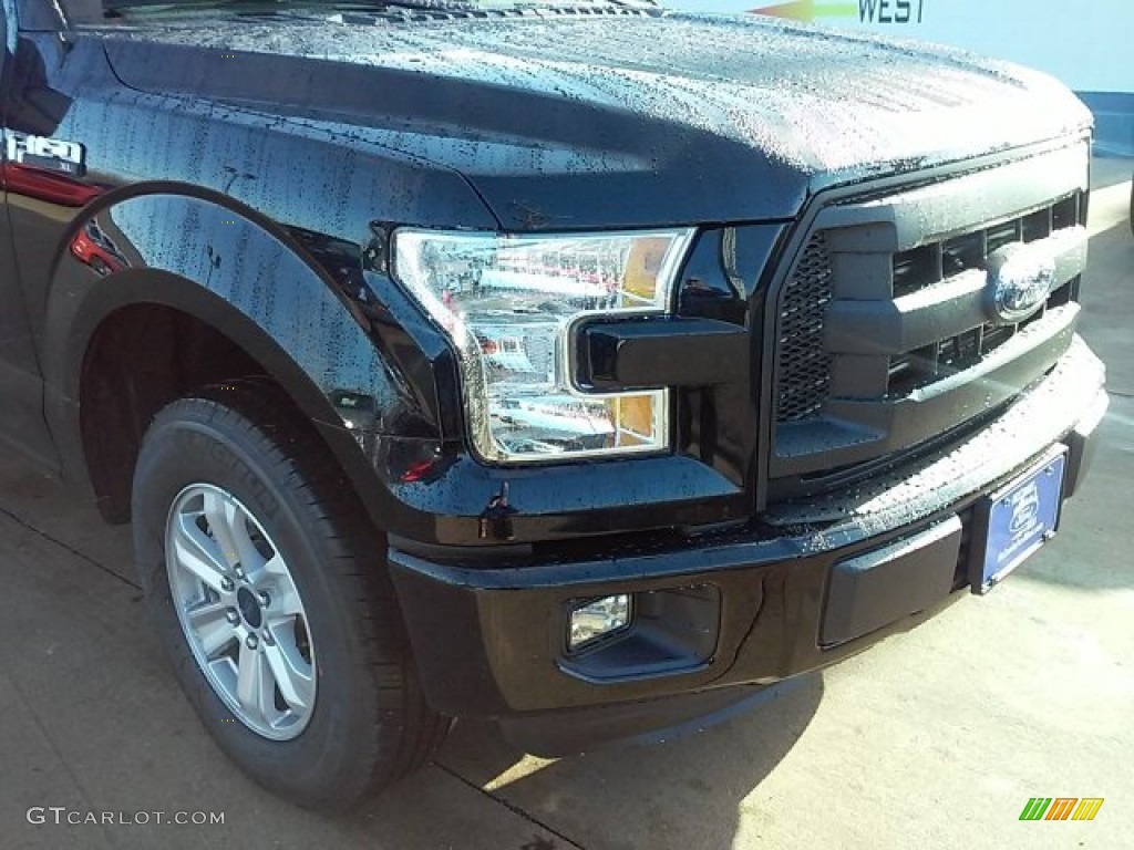 2016 F150 XL Regular Cab - Shadow Black / Medium Earth Gray photo #2