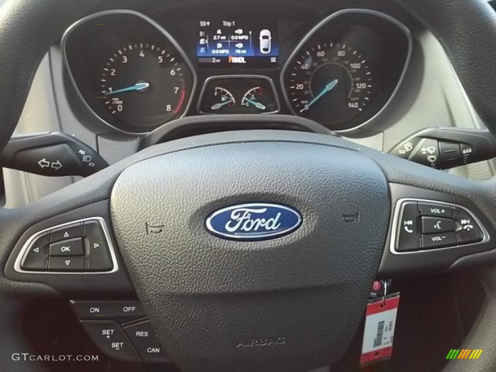 2016 Focus SE Sedan - Tectonic / Charcoal Black photo #18