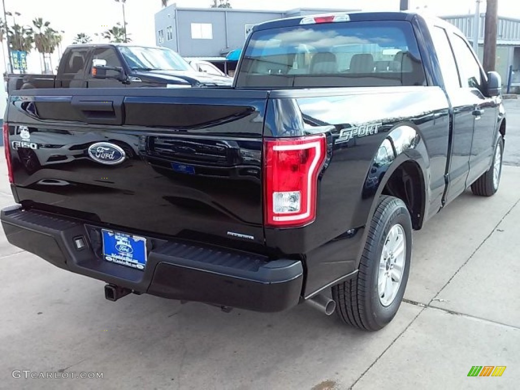 2016 F150 XL SuperCab - Shadow Black / Medium Earth Gray photo #11