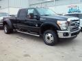 2016 Shadow Black Ford F350 Super Duty Lariat Crew Cab 4x4 DRW  photo #1