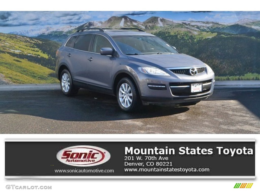 2007 CX-9 Touring AWD - Galaxy Gray Mica / Black photo #1