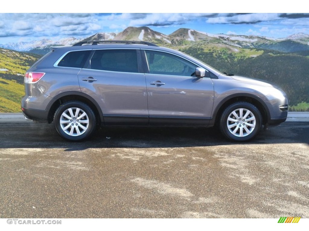 2007 CX-9 Touring AWD - Galaxy Gray Mica / Black photo #2