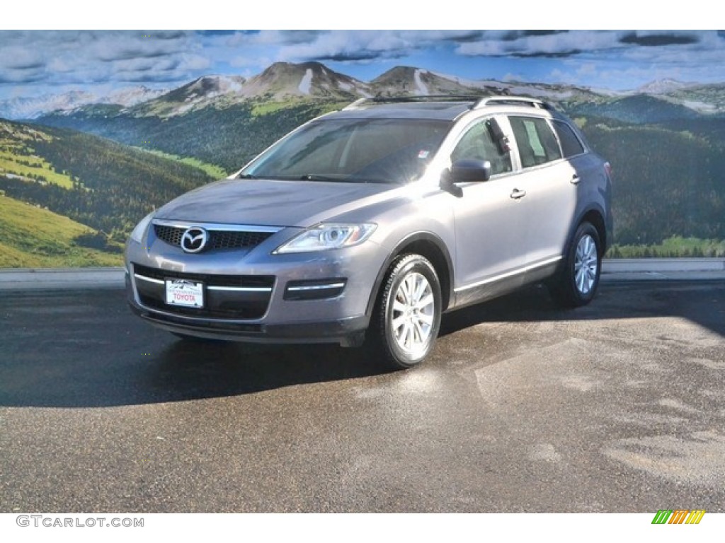2007 CX-9 Touring AWD - Galaxy Gray Mica / Black photo #5