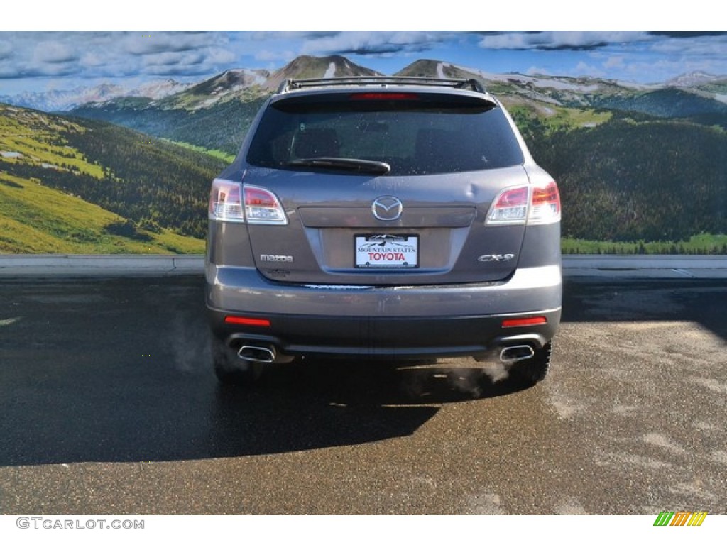 2007 CX-9 Touring AWD - Galaxy Gray Mica / Black photo #9
