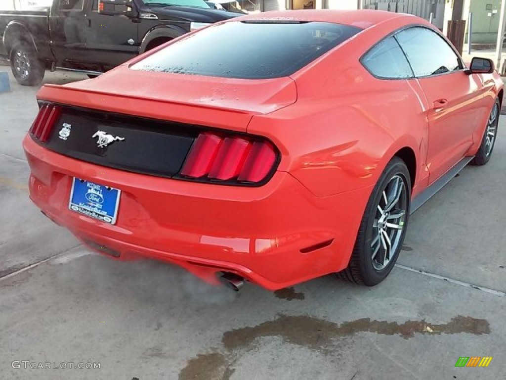 2016 Mustang EcoBoost Coupe - Competition Orange / Ebony photo #10