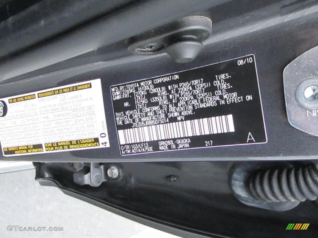 2011 4Runner SR5 - Magnetic Gray Metallic / Black Leather photo #38