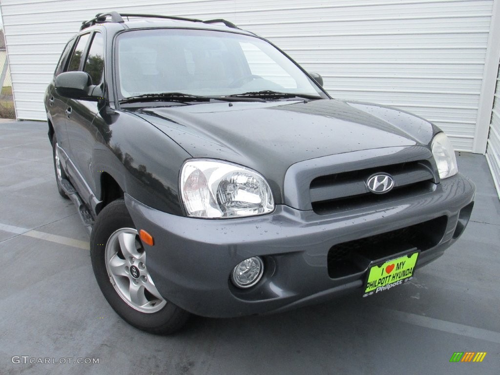 2006 Santa Fe GLS - Dark Emerald Green / Beige photo #1