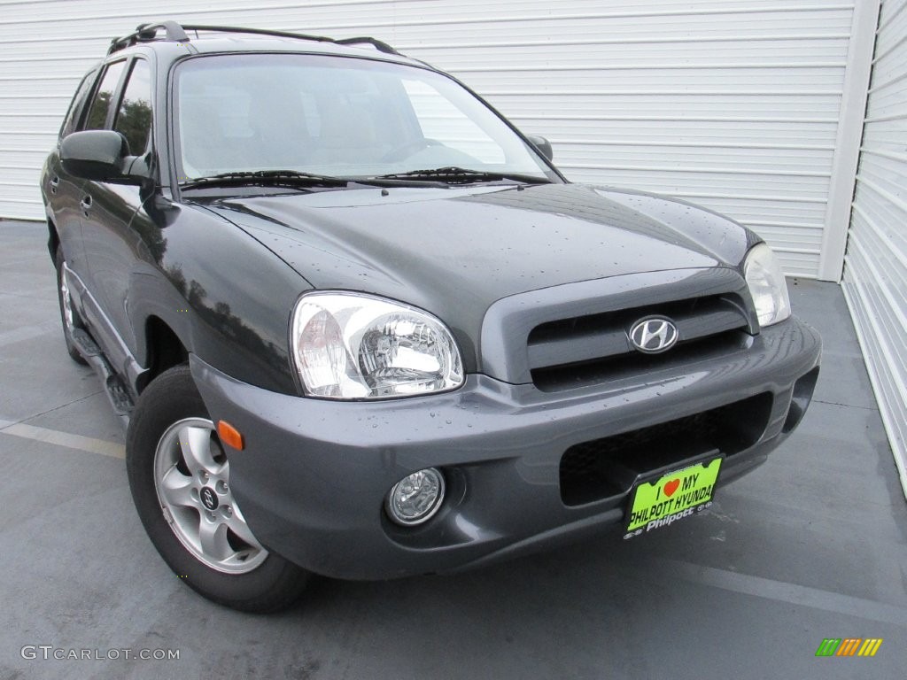 2006 Santa Fe GLS - Dark Emerald Green / Beige photo #2