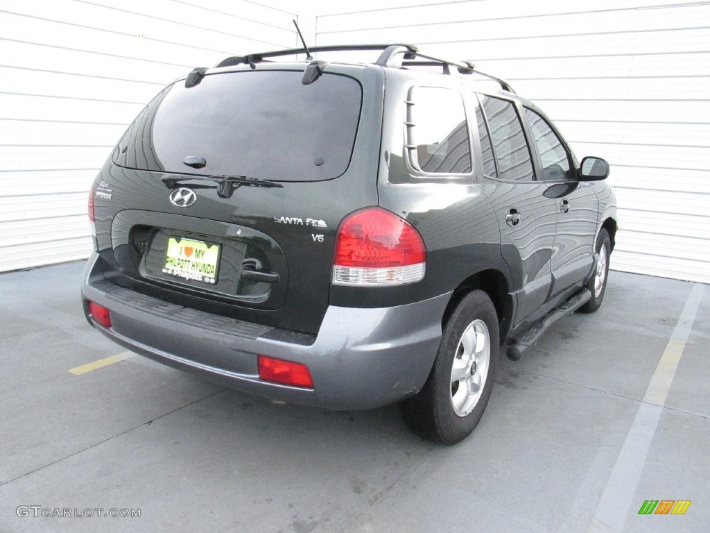 2006 Santa Fe GLS - Dark Emerald Green / Beige photo #9