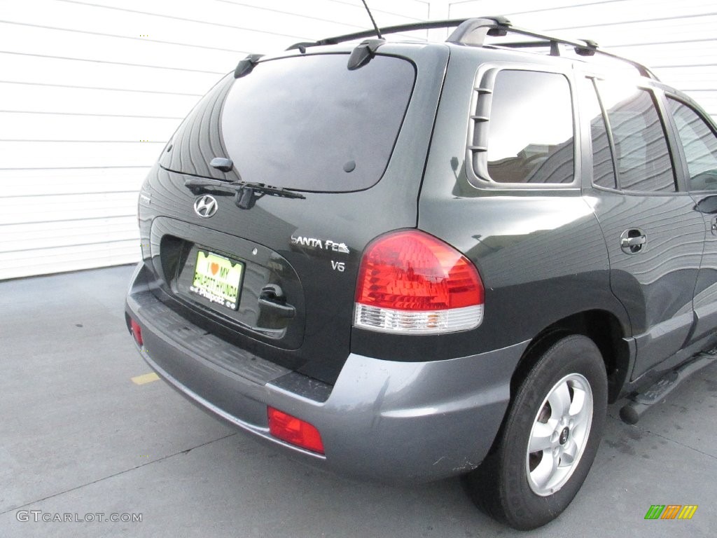 2006 Santa Fe GLS - Dark Emerald Green / Beige photo #12