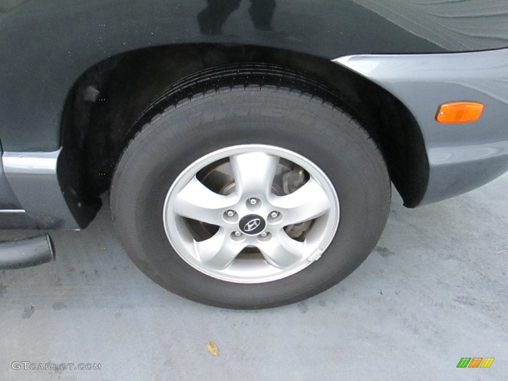 2006 Santa Fe GLS - Dark Emerald Green / Beige photo #16