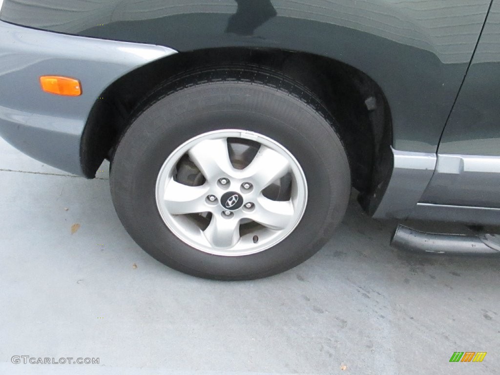 2006 Santa Fe GLS - Dark Emerald Green / Beige photo #17