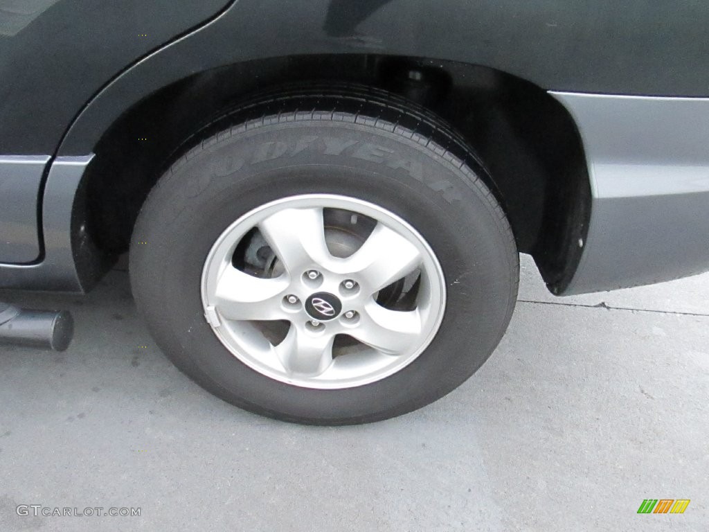 2006 Santa Fe GLS - Dark Emerald Green / Beige photo #18