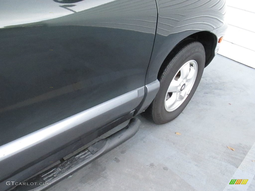 2006 Santa Fe GLS - Dark Emerald Green / Beige photo #20