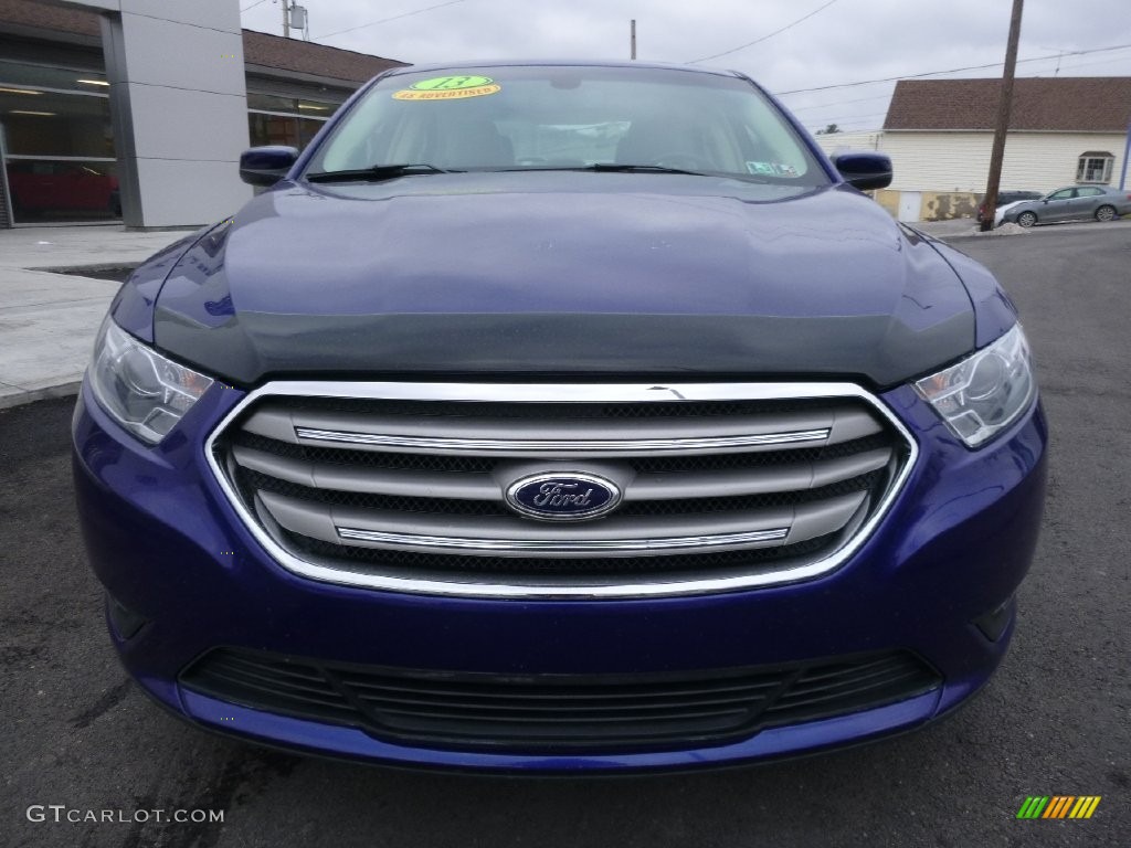 2013 Taurus SEL - Deep Impact Blue Metallic / Charcoal Black photo #2