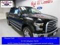 2016 Shadow Black Ford F150 XLT SuperCrew 4x4  photo #1