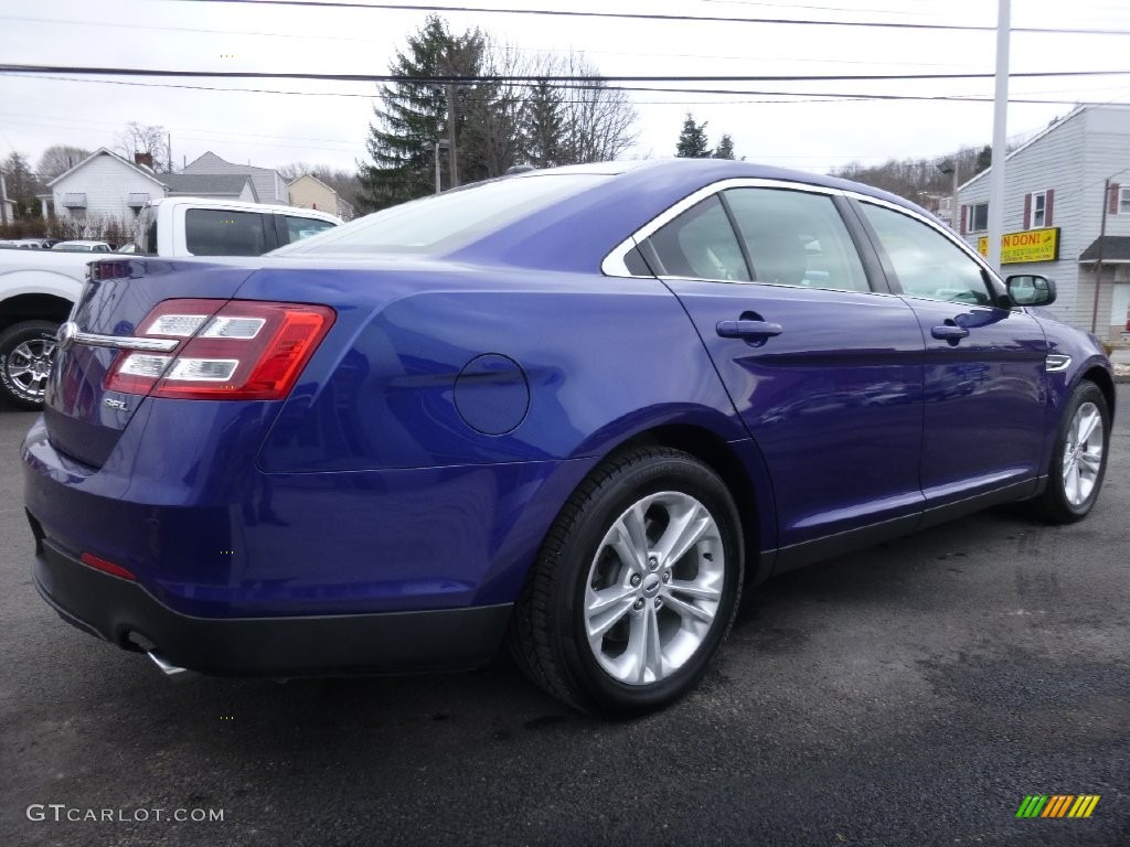 2013 Taurus SEL - Deep Impact Blue Metallic / Charcoal Black photo #6
