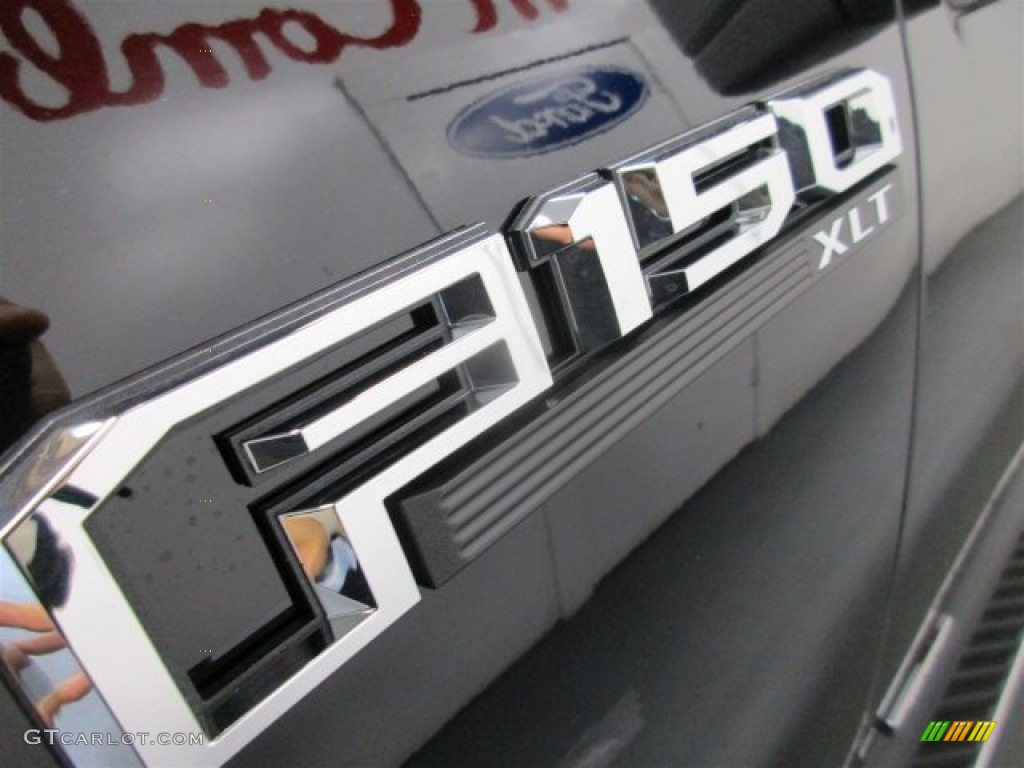 2016 F150 XLT SuperCrew 4x4 - Shadow Black / Medium Earth Gray photo #4