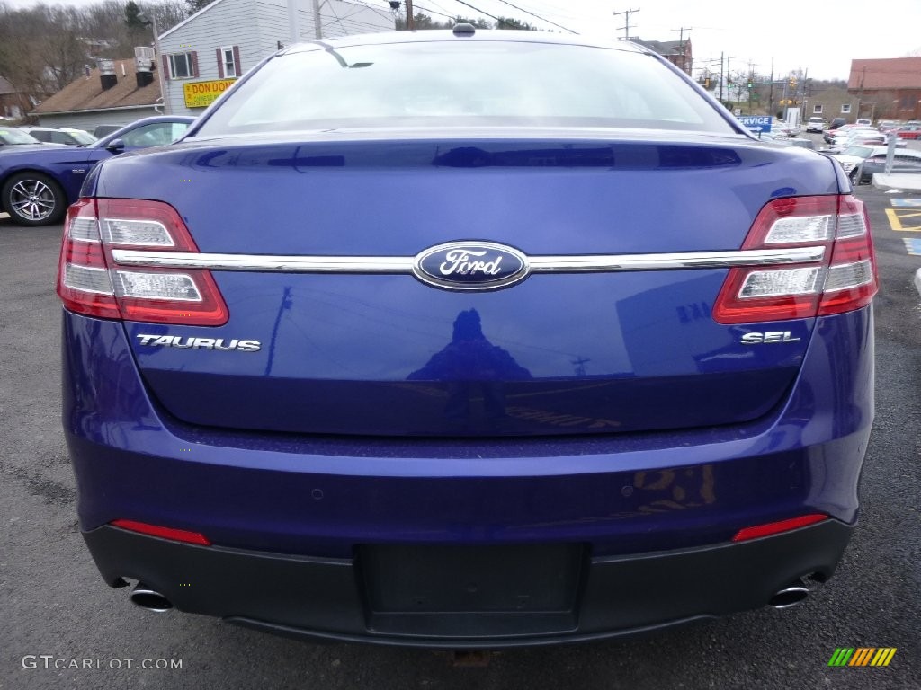 2013 Taurus SEL - Deep Impact Blue Metallic / Charcoal Black photo #7