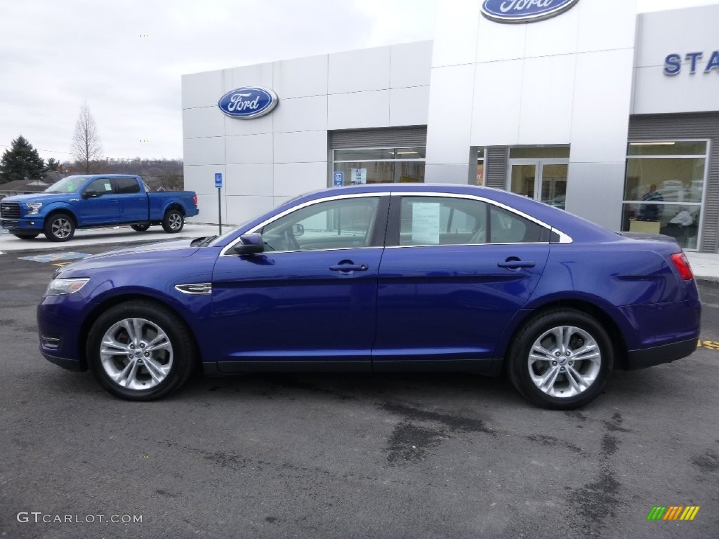 2013 Taurus SEL - Deep Impact Blue Metallic / Charcoal Black photo #9