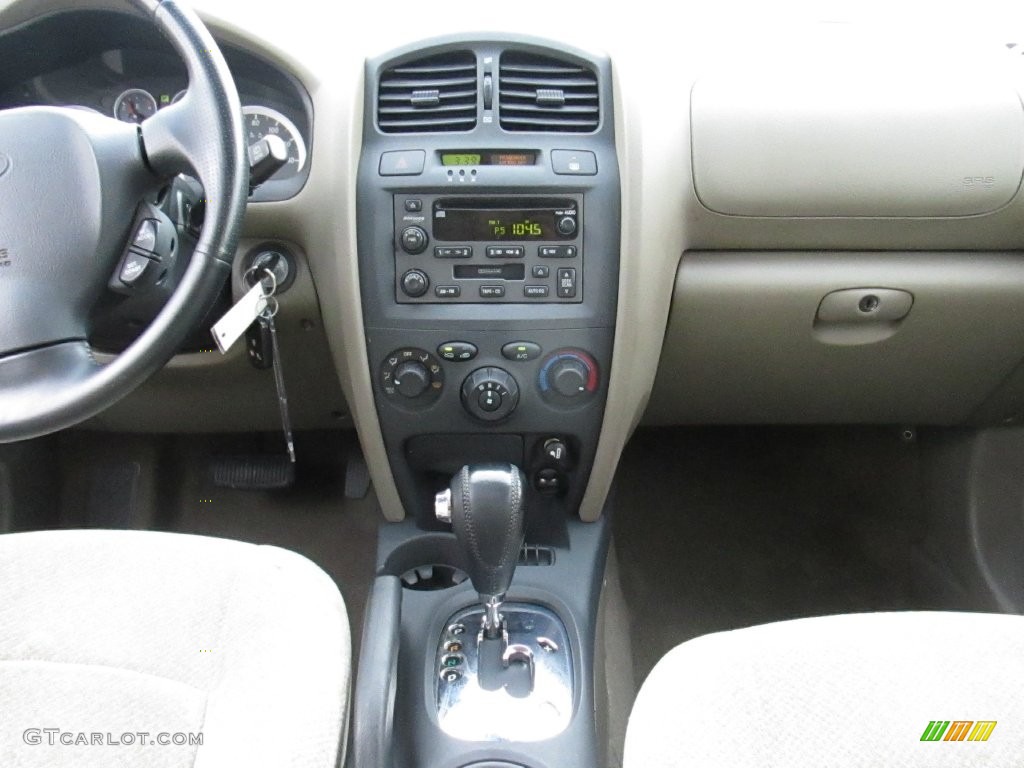 2006 Santa Fe GLS - Dark Emerald Green / Beige photo #35