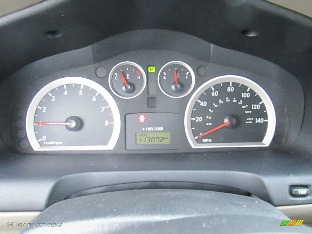 2006 Santa Fe GLS - Dark Emerald Green / Beige photo #39