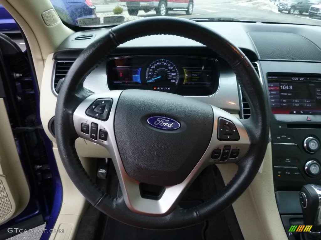 2013 Taurus SEL - Deep Impact Blue Metallic / Charcoal Black photo #17