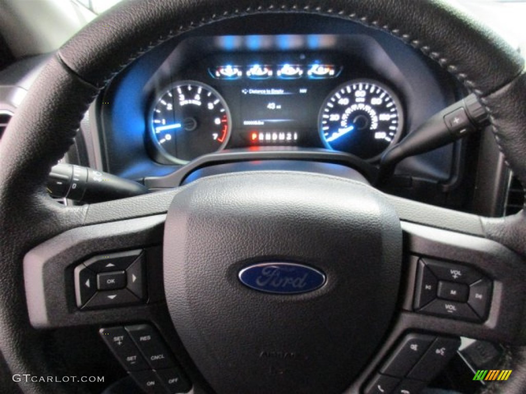 2016 F150 XLT SuperCrew 4x4 - Shadow Black / Medium Earth Gray photo #22