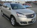 Champagne Silver Metallic 2013 Chevrolet Traverse LTZ AWD