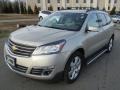 Champagne Silver Metallic 2013 Chevrolet Traverse LTZ AWD Exterior