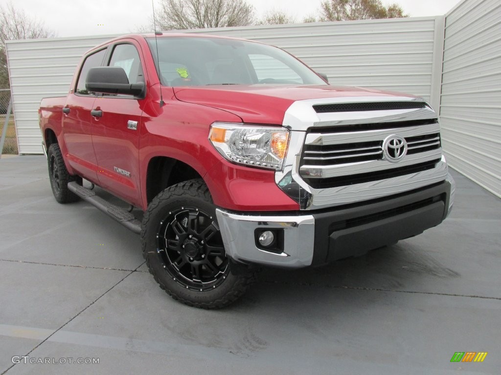 2016 Tundra SR5 CrewMax 4x4 - Barcelona Red Metallic / Graphite photo #2