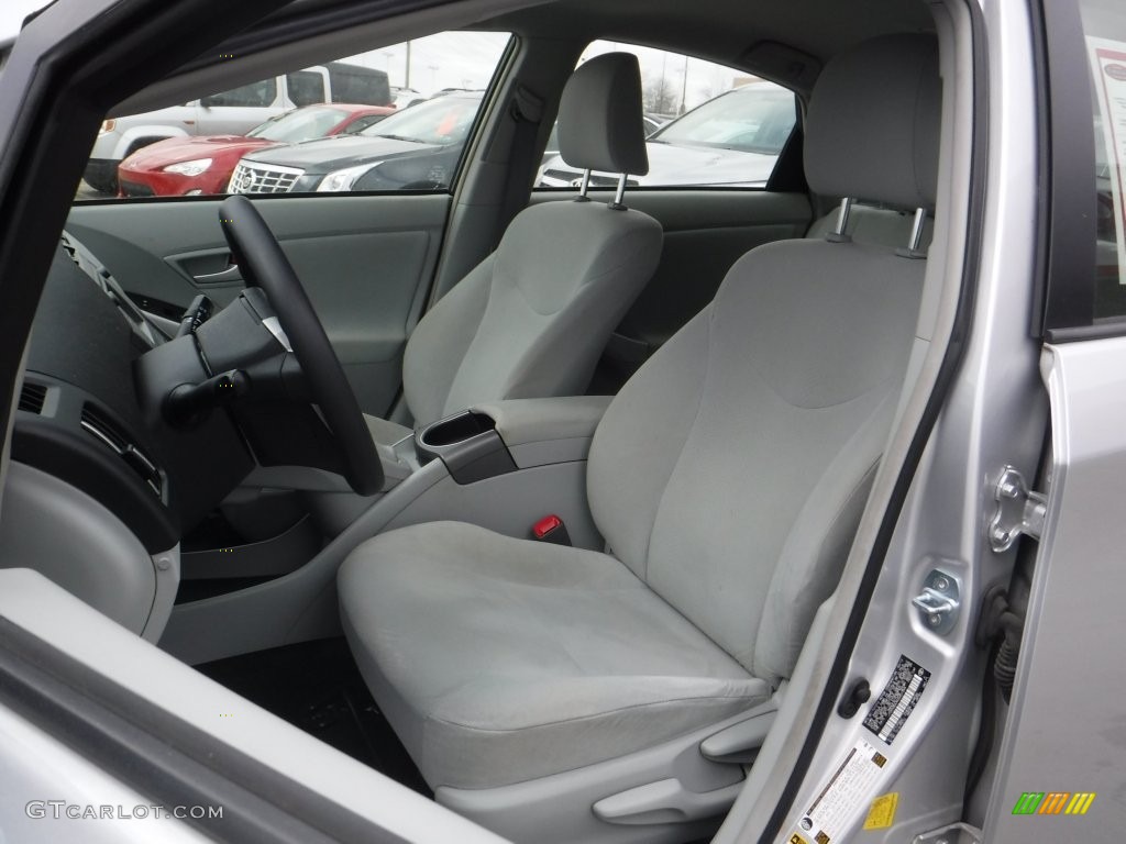 2012 Prius 3rd Gen Two Hybrid - Classic Silver Metallic / Misty Gray photo #9