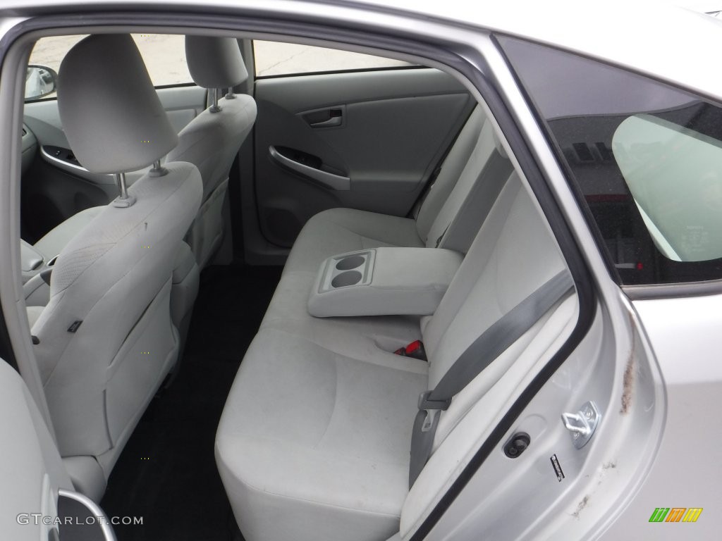 2012 Prius 3rd Gen Two Hybrid - Classic Silver Metallic / Misty Gray photo #16