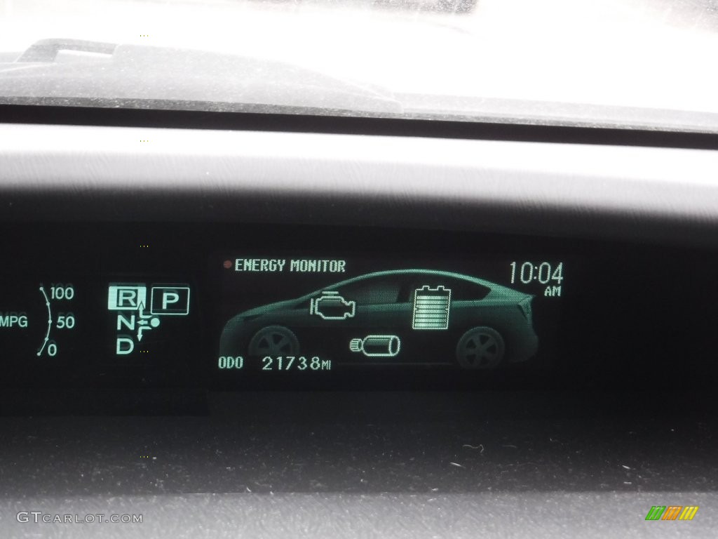 2012 Prius 3rd Gen Two Hybrid - Classic Silver Metallic / Misty Gray photo #20