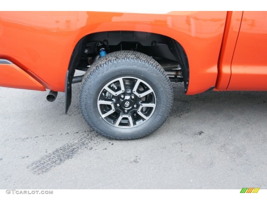 2016 Tundra SR5 CrewMax 4x4 - Inferno Orange / Black photo #9