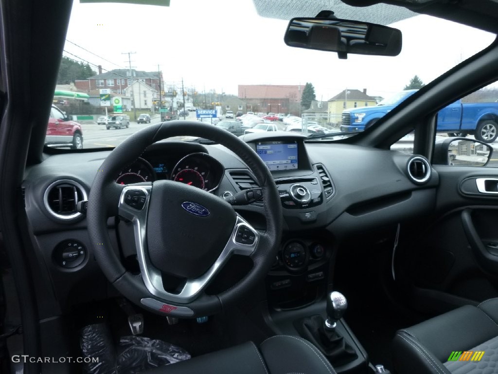 2016 Fiesta ST Hatchback - Magnetic Metallic / ST Recaro Smoke Storm photo #12