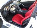 Adrenaline Red 2016 Chevrolet Corvette Z06 Coupe Interior Color